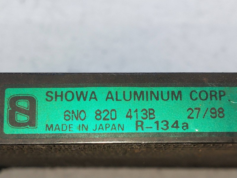 Recambio de condensador / radiador aire acondicionado para volkswagen polo berlina (6n1) 1.0 referencia OEM IAM 6N0820413B  