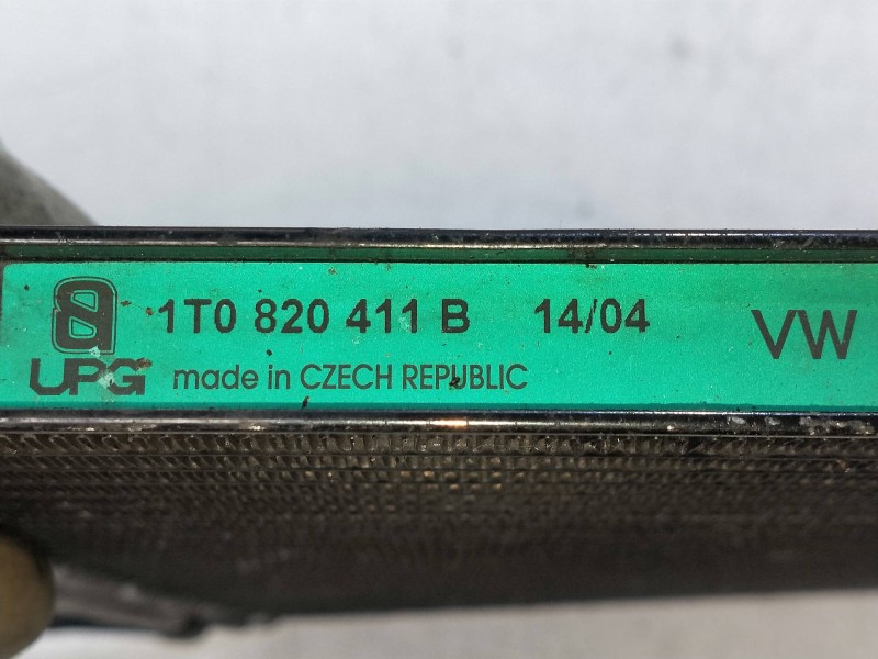 Recambio de condensador / radiador aire acondicionado para volkswagen touran (1t1) highline referencia OEM IAM 1T0820411B  