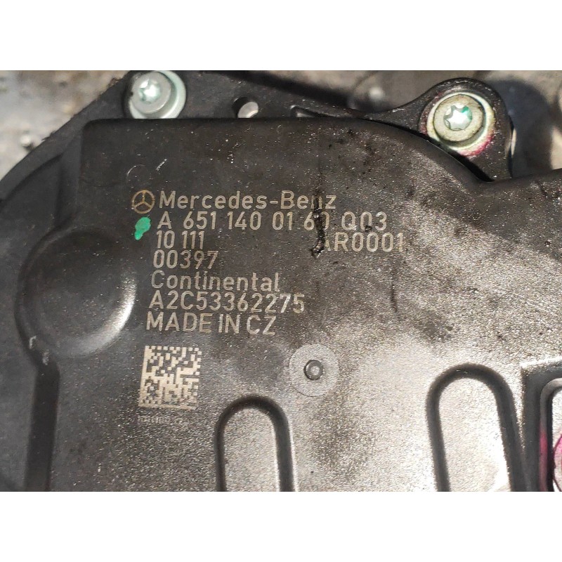 Recambio de valvula egr para mercedes clase c (w204) familiar c 200 t cdi blueefficiency (204.201) referencia OEM IAM A651140016