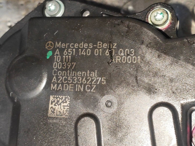 Recambio de valvula egr para mercedes clase c (w204) familiar c 200 t cdi blueefficiency (204.201) referencia OEM IAM A651140016