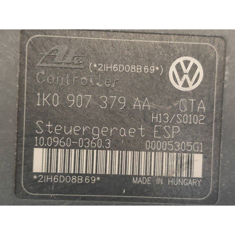 Recambio de abs para audi a3 sportback (8p) 2.0 tdi ambiente referencia OEM IAM 10096003603 1K0907379AA 1K0614517T 10020602204