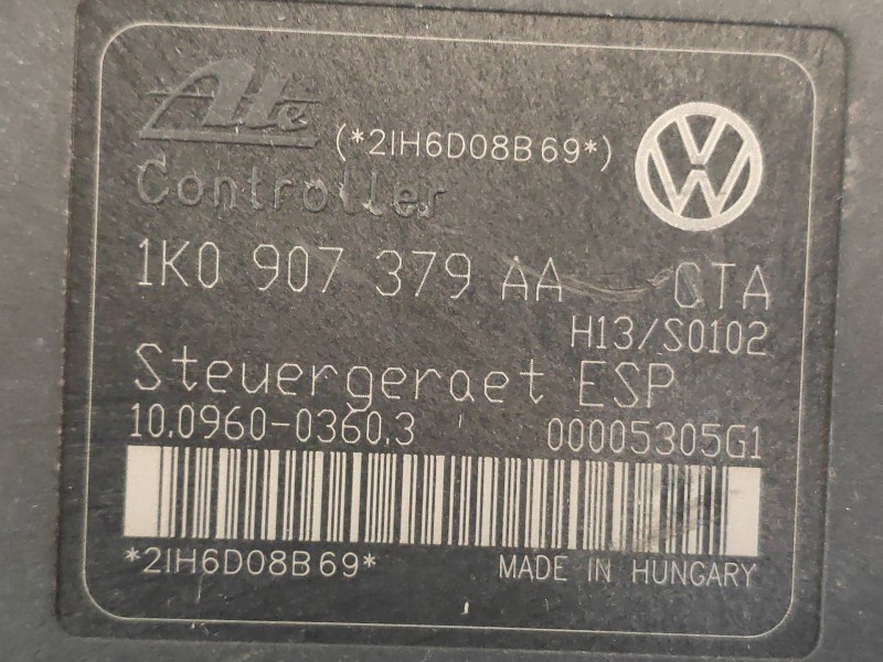 Recambio de abs para audi a3 sportback (8p) 2.0 tdi ambiente referencia OEM IAM 10096003603 1K0907379AA 1K0614517T 10020602204