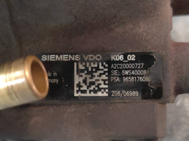 Recambio de bomba inyeccion para mazda 2 berlina (dy) 1.4 crtd active referencia OEM IAM A2C20000727 9658176080 5WS40008