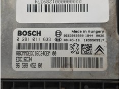 Recambio de centralita motor uce para peugeot 407 sr confort referencia OEM IAM 0281011633 9658945280 EDC16C34 2