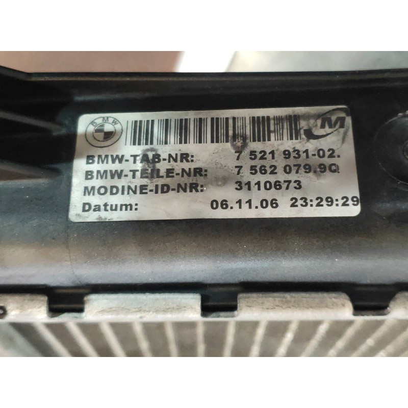 Recambio de radiador agua para bmw serie 3 coupe (e92) 330i referencia OEM IAM 754219812 5547055 75620799Q 752193102 3110673