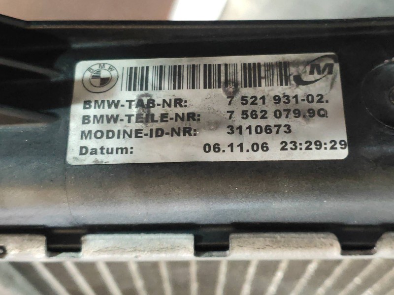 Recambio de radiador agua para bmw serie 3 coupe (e92) 330i referencia OEM IAM 754219812 5547055 75620799Q 752193102 3110673