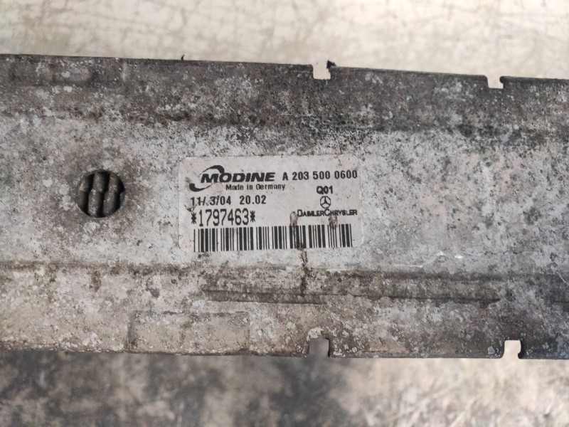 Recambio de intercooler para mercedes clase a (w168) 170 cdi (168.008) referencia OEM IAM A1685000000 01009990000 