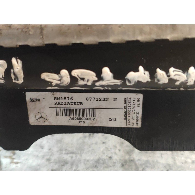 Recambio de radiador agua para mercedes sprinterii caja cerrada (desde 01.06) 216 (906.613) referencia OEM IAM A9065000202 87712