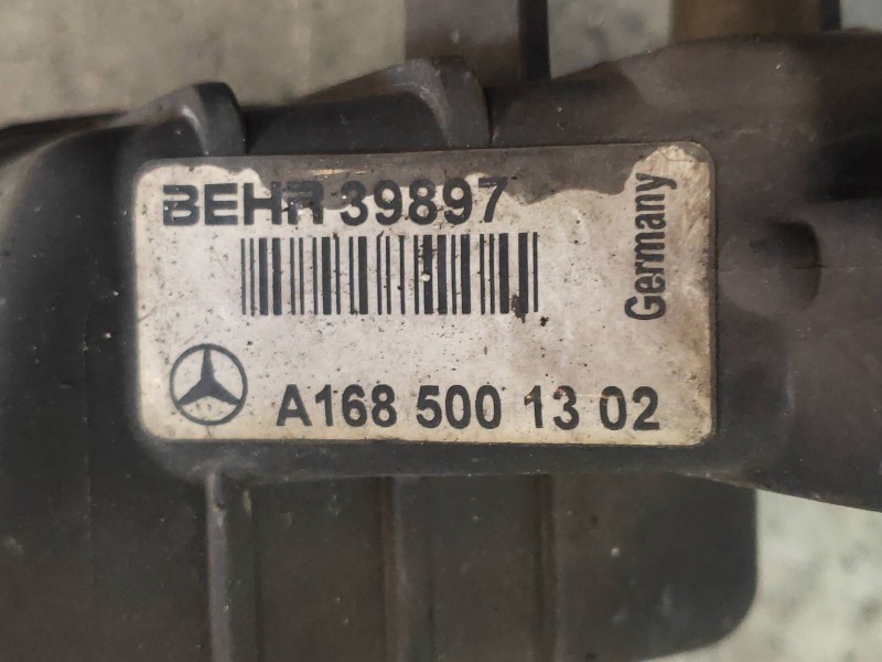 Recambio de radiador agua para mercedes clase a (w168) 170 cdi (168.008) referencia OEM IAM A1685001302  