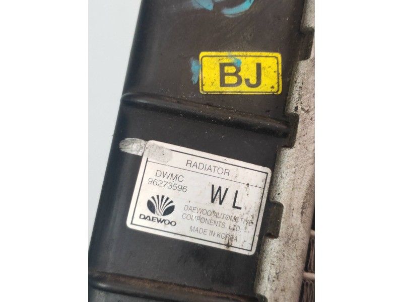 Recambio de radiador agua para daewoo nubira berlina cd referencia OEM IAM 96273596  