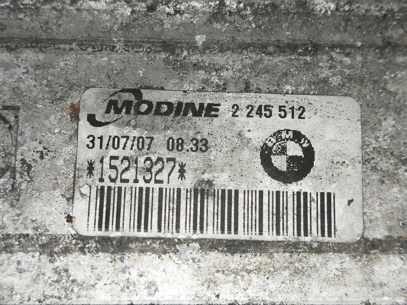 Recambio de intercooler para bmw serie 3 berlina (e36) 318tds referencia OEM IAM 2245512 1521327 