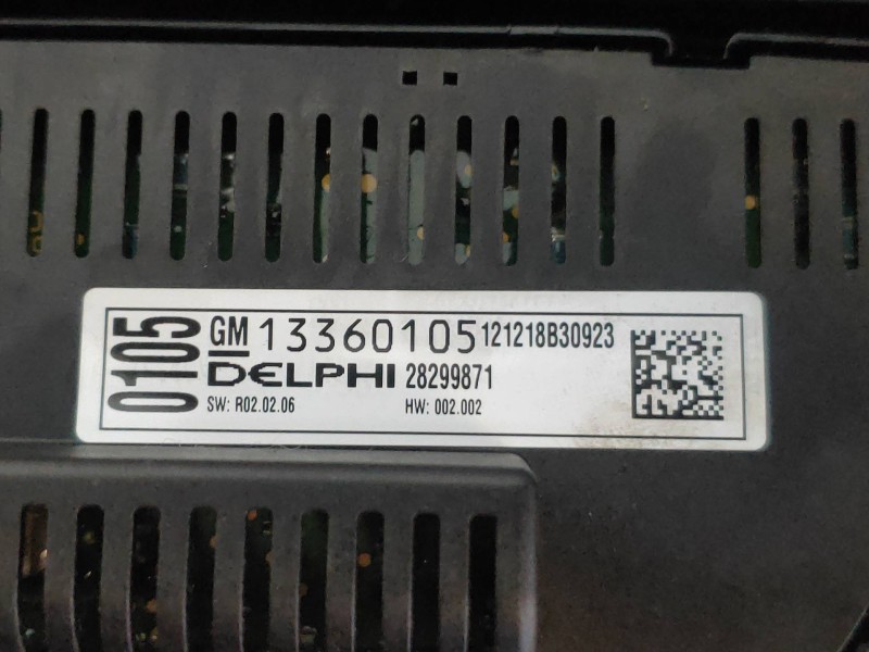 Recambio de mando multifuncion para opel astra j lim. cosmo referencia OEM IAM 13360091 28299889 13360105 28299871