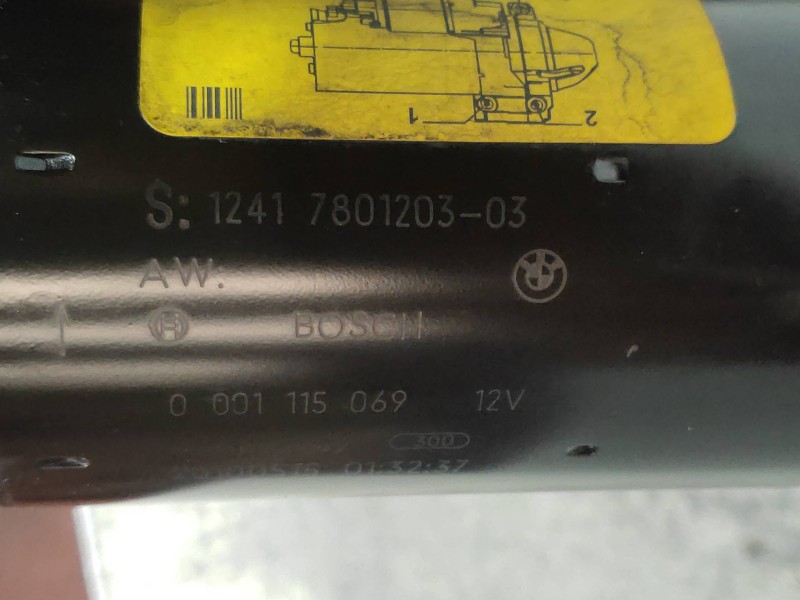 Recambio de motor arranque para bmw serie 5 lim. (f10) 525d referencia OEM IAM 0001115069 780120303 