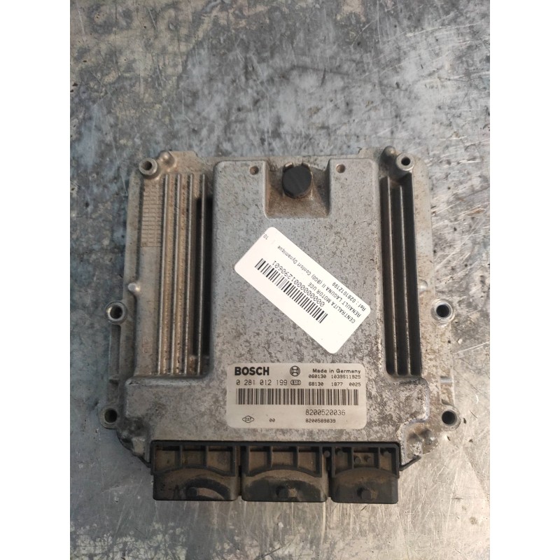 Recambio de centralita motor uce para renault laguna ii (bg0) confort dynamique referencia OEM IAM 0281012199 8200589839 8200520