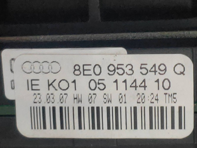 Recambio de mando luces para audi a4 berlina (8e) 1.8 t referencia OEM IAM 8E0953549Q 4E0953521 4E0953503B