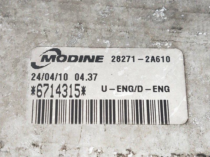 Recambio de intercooler para kia carens 2.0 crdi ex monovolumen referencia OEM IAM 282712A610 6714315 