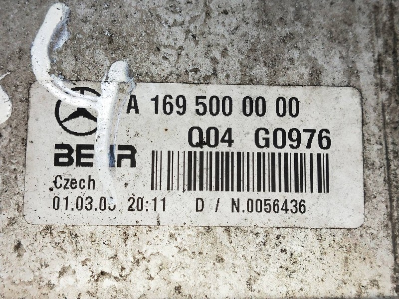 Recambio de intercooler para mercedes clase a (w169) 2.0 cdi cat referencia OEM IAM 1695000000 Q04G0976 