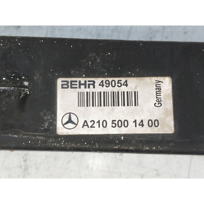 Recambio de intercooler para mercedes clase e (w210) berlina diesel 270 cdi (210.016) referencia OEM IAM 2105001400 49054 