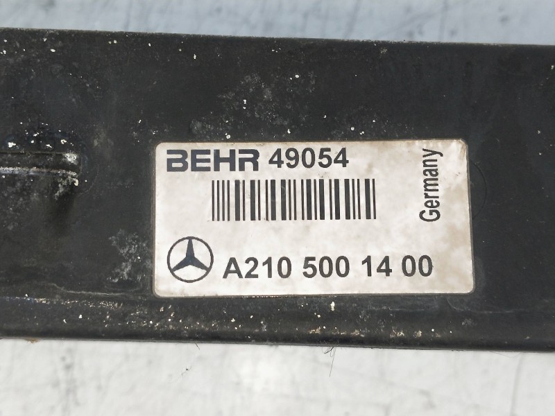 Recambio de intercooler para mercedes clase e (w210) berlina diesel 270 cdi (210.016) referencia OEM IAM 2105001400 49054 