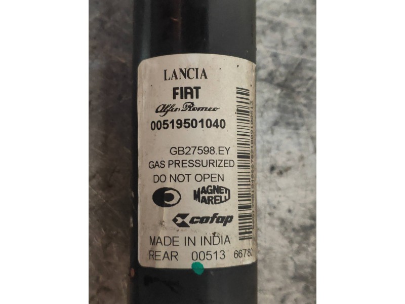 Recambio de amortiguador trasero derecho para lancia delta (181) s referencia OEM IAM 519501040  