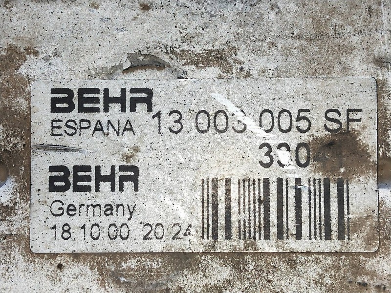 Recambio de intercooler para nissan cabstar e 3.0 d referencia OEM IAM 13003005SF 1810002024 