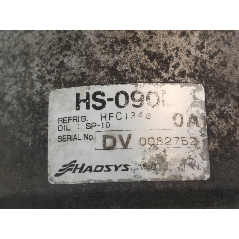 Recambio de compresor aire acondicionado para honda cr-v (rd1/3) 2.0 16v cat referencia OEM IAM HS090L0A  