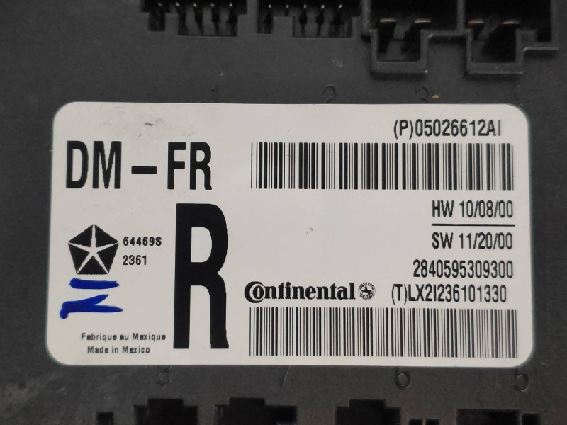 Recambio de modulo electronico para lancia thema gold referencia OEM IAM 05026612AI 2840595309300 