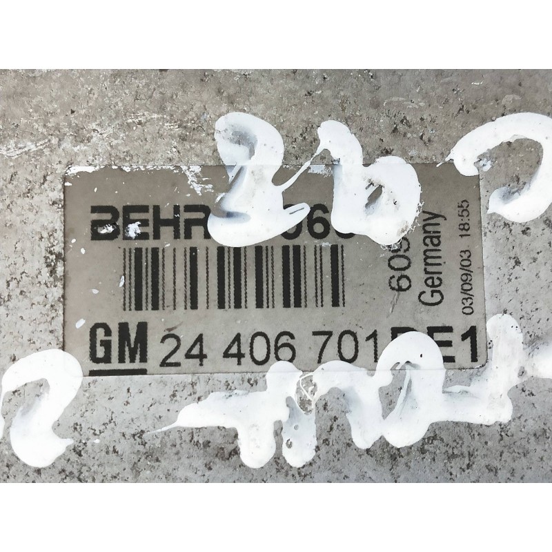 Recambio de intercooler para opel astra g berlina 2.2 16v dti cat (y 22 dtr / l50) referencia OEM IAM 24406701  