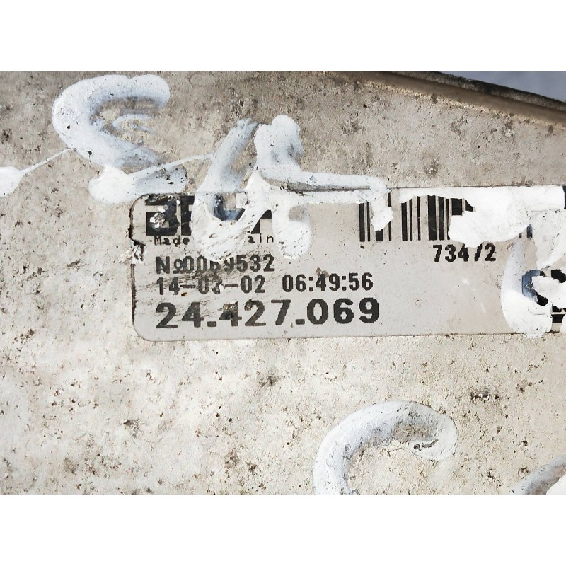 Recambio de intercooler para opel corsa c 1.7 16v cdti referencia OEM IAM 24427069  