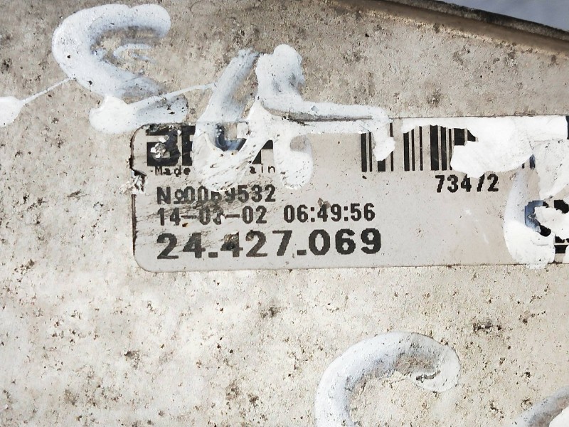 Recambio de intercooler para opel corsa c 1.7 16v cdti referencia OEM IAM 24427069   Recambio de intercooler para opel corsa c 1.7 16v cdti referencia OEM IAM 24427069