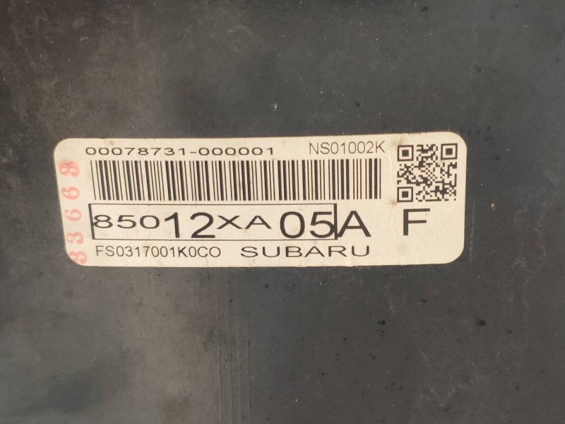 Recambio de cuadro instrumentos para subaru tribeca b9 3.0 cat referencia OEM IAM  85012XA05A NS01002K 00078731000001