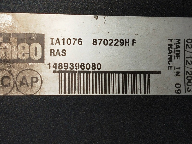 Recambio de intercooler para peugeot 807 2.2 hdi fap cat referencia OEM IAM 870229HF 1489396080  Recambio de intercooler para peugeot 807 2.2 hdi fap cat referencia OEM IAM 870229HF 1489396080