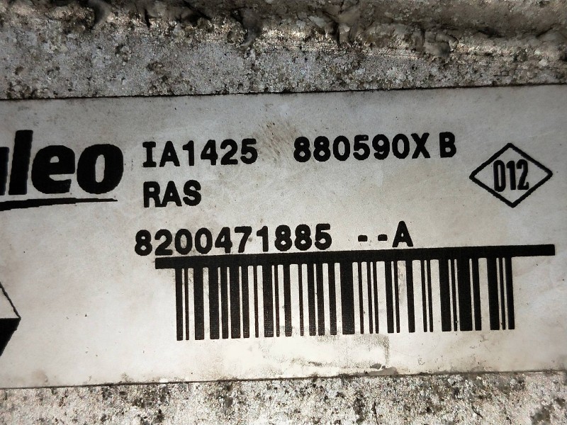 Recambio de intercooler para renault clio ii fase ii (b/cb0) campus referencia OEM IAM 880590XB 820047885 