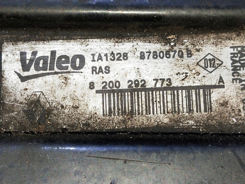 Recambio de intercooler para renault laguna ii (bg0) 1.9 dci diesel fap cat referencia OEM IAM 8200292773 878067QB 