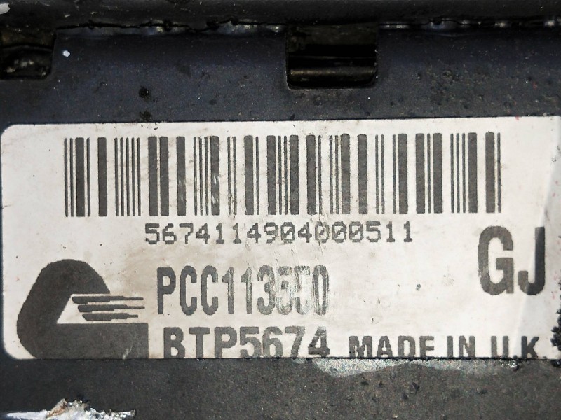 Recambio de intercooler para mg rover serie 25 (rf) 2.0 idt cat referencia OEM IAM PCC113550  