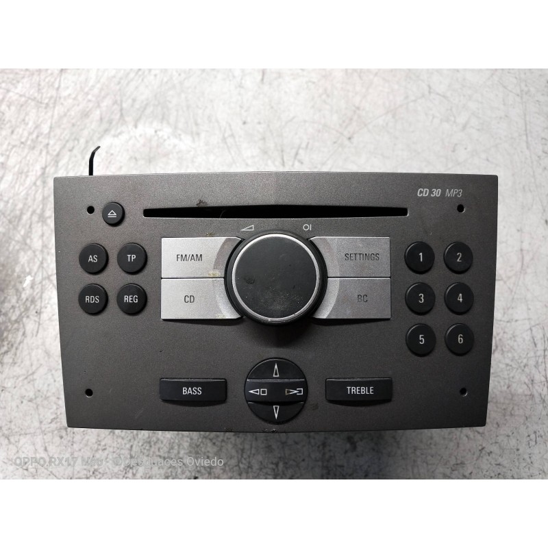 Recambio de sistema audio / radio cd para opel astra h berlina 1.7 16v cdti referencia OEM IAM 93180959  