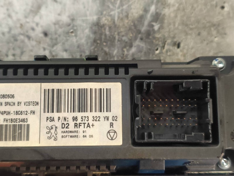 Recambio de mando calefaccion / aire acondicionado para peugeot 407 sw st confort referencia OEM IAM 96573322  