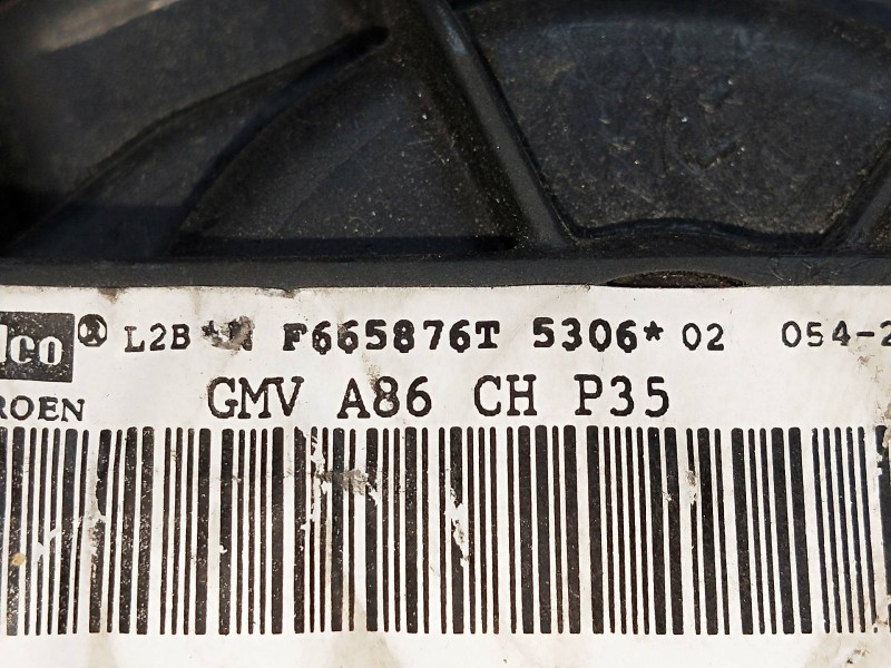 Recambio de motor calefaccion para citroen c3 1.1 furio referencia OEM IAM GMVA86CHP35 F665876T 