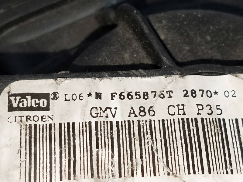 Recambio de motor calefaccion para citroen c2 1.4 hdi referencia OEM IAM F665876T GMVA86CHP35 