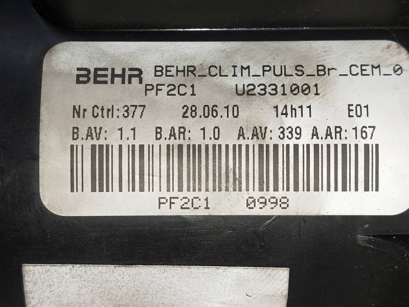 Recambio de motor calefaccion para citroen c4 berlina cool referencia OEM IAM U2331001  