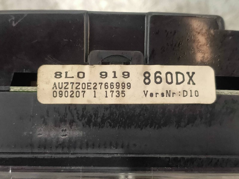 Recambio de cuadro instrumentos para audi a3 (8l) 1.9 tdi ambiente referencia OEM IAM 8L0919860DX 110308894001 