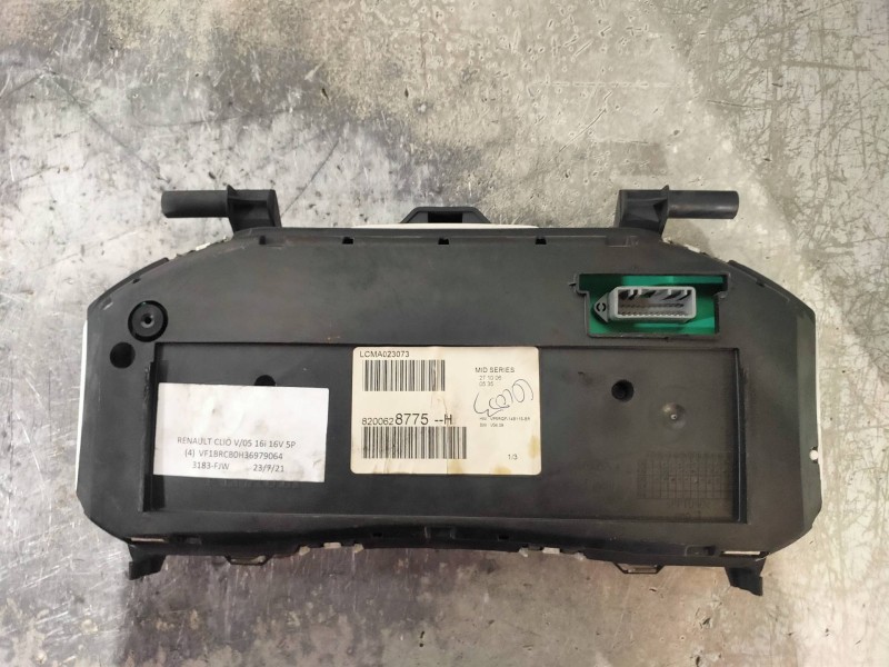 Recambio de cuadro instrumentos para renault clio iii confort dynamique referencia OEM IAM 8200628775H LCMA023073 