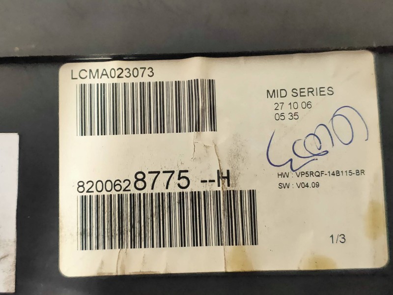 Recambio de cuadro instrumentos para renault clio iii confort dynamique referencia OEM IAM 8200628775H LCMA023073 