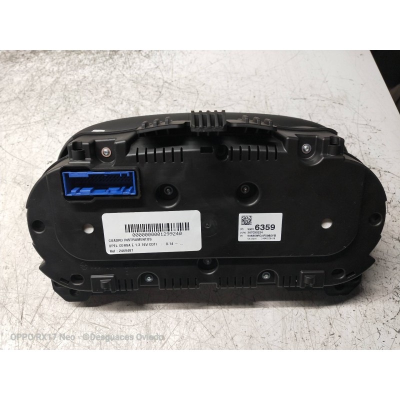 Recambio de cuadro instrumentos para opel corsa e 1.3 16v cdti referencia OEM IAM 2469487 367030224 