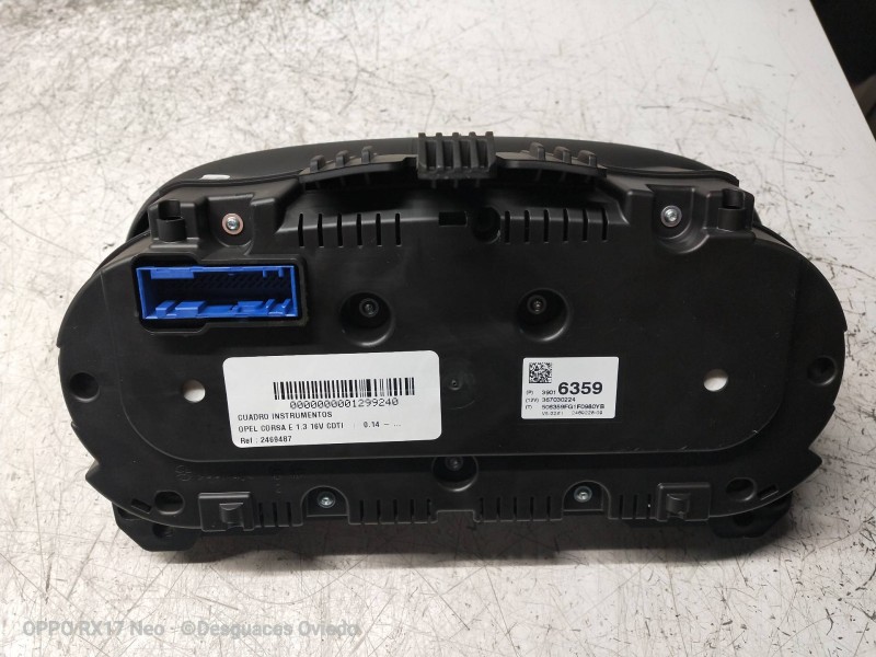 Recambio de cuadro instrumentos para opel corsa e 1.3 16v cdti referencia OEM IAM 2469487 367030224 