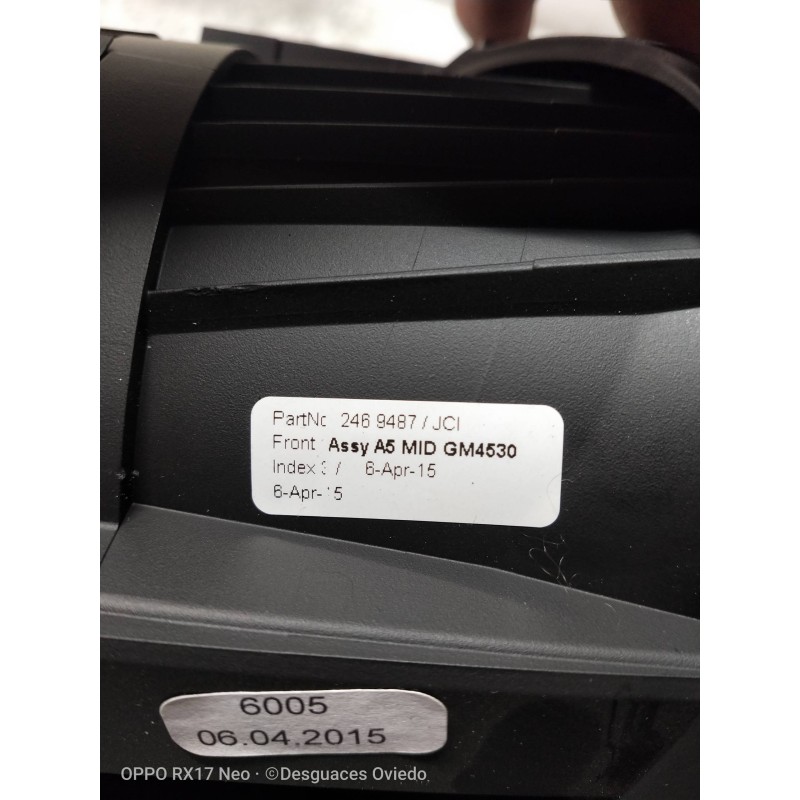 Recambio de cuadro instrumentos para opel corsa e 1.3 16v cdti referencia OEM IAM 2469487 367030224 