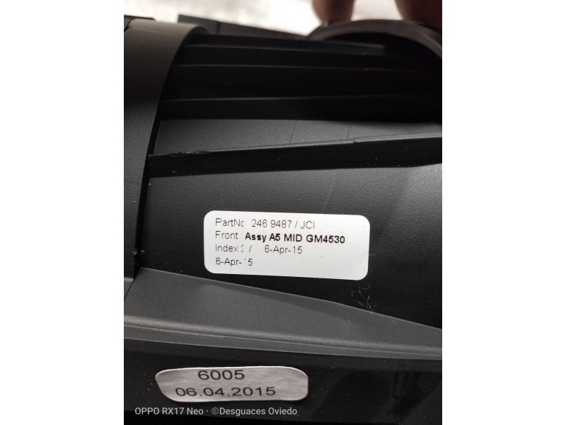 Recambio de cuadro instrumentos para opel corsa e 1.3 16v cdti referencia OEM IAM 2469487 367030224 