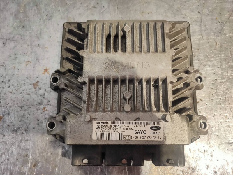Recambio de centralita motor uce para ford fiesta (cbk) 1.4 tdci cat referencia OEM IAM 5WS40140ET 3S6112A650LC 5AYC SID804