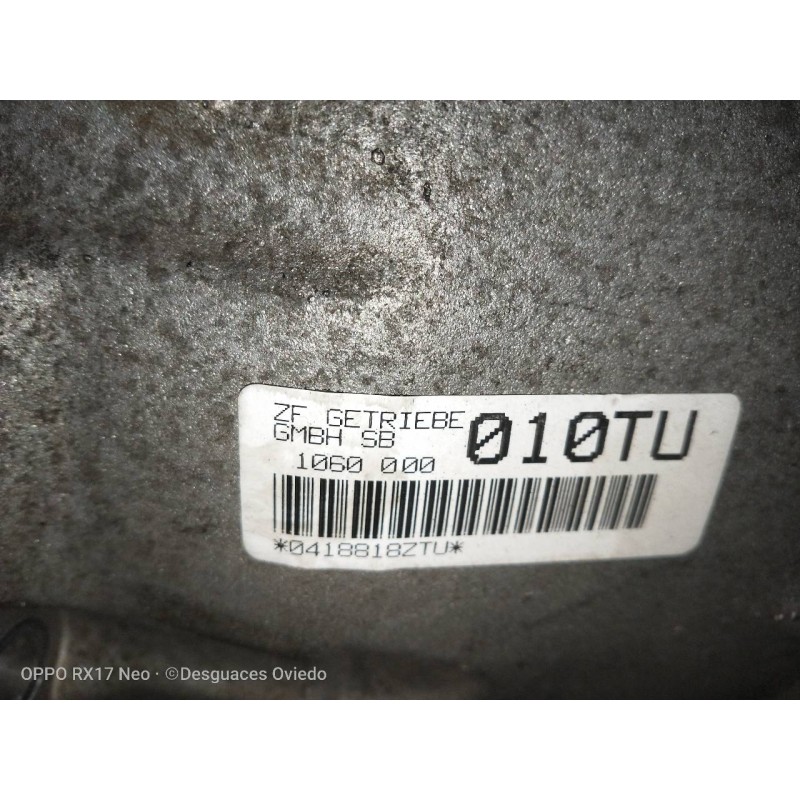 Recambio de caja cambios para bmw serie 5 berlina (e39) 3.0 24v cat referencia OEM IAM 010TU GMBHSB 1060000 0418818ZTU