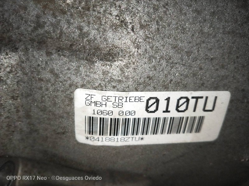 Recambio de caja cambios para bmw serie 5 berlina (e39) 3.0 24v cat referencia OEM IAM 010TU GMBHSB 1060000 0418818ZTU